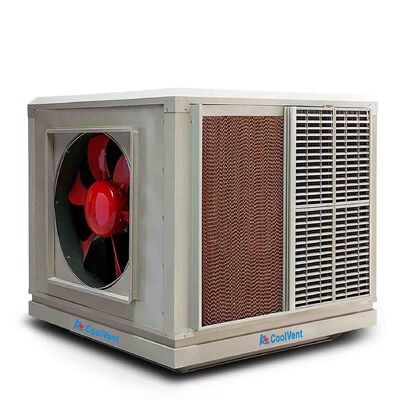 36000m3/h屋外の蒸気化クーラー21204CFM 3.0kWの壁に取り付けられた泥地のクーラー